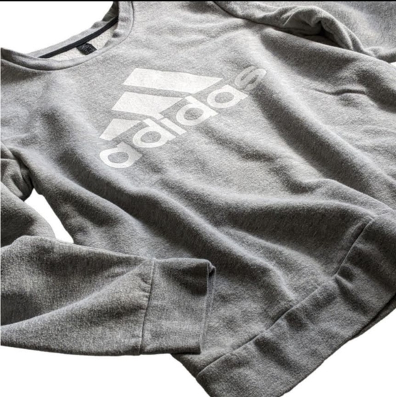 Adidas Ladies' Crewneck Fleece Sweatshirt - Picture 14 of 14